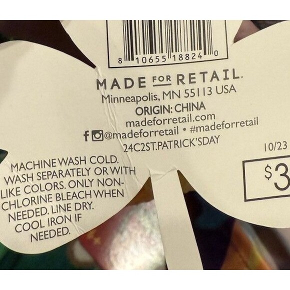 St Patrick's Day Rainbow Striped Headband and Wristband Set NEW! - Picture 5 of 5